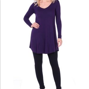 NWOT-Popana V-Neck Tunic Plus Size 3X